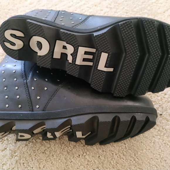 new sorel Joan of arctic Chelsea Studs boots 5.5 36.5 - Picture 4 of 4